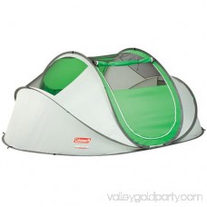 Coleman Popup 4 Tent - 4 Person(s) Capacity - Polyester Taffeta, Fiberglass 552469617